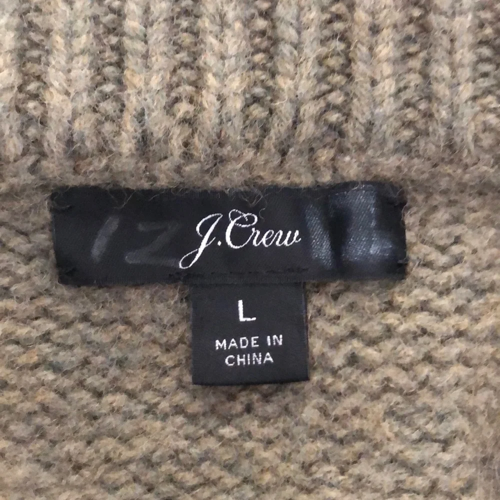 Vintage J Crew cable knit wool blend sweater
